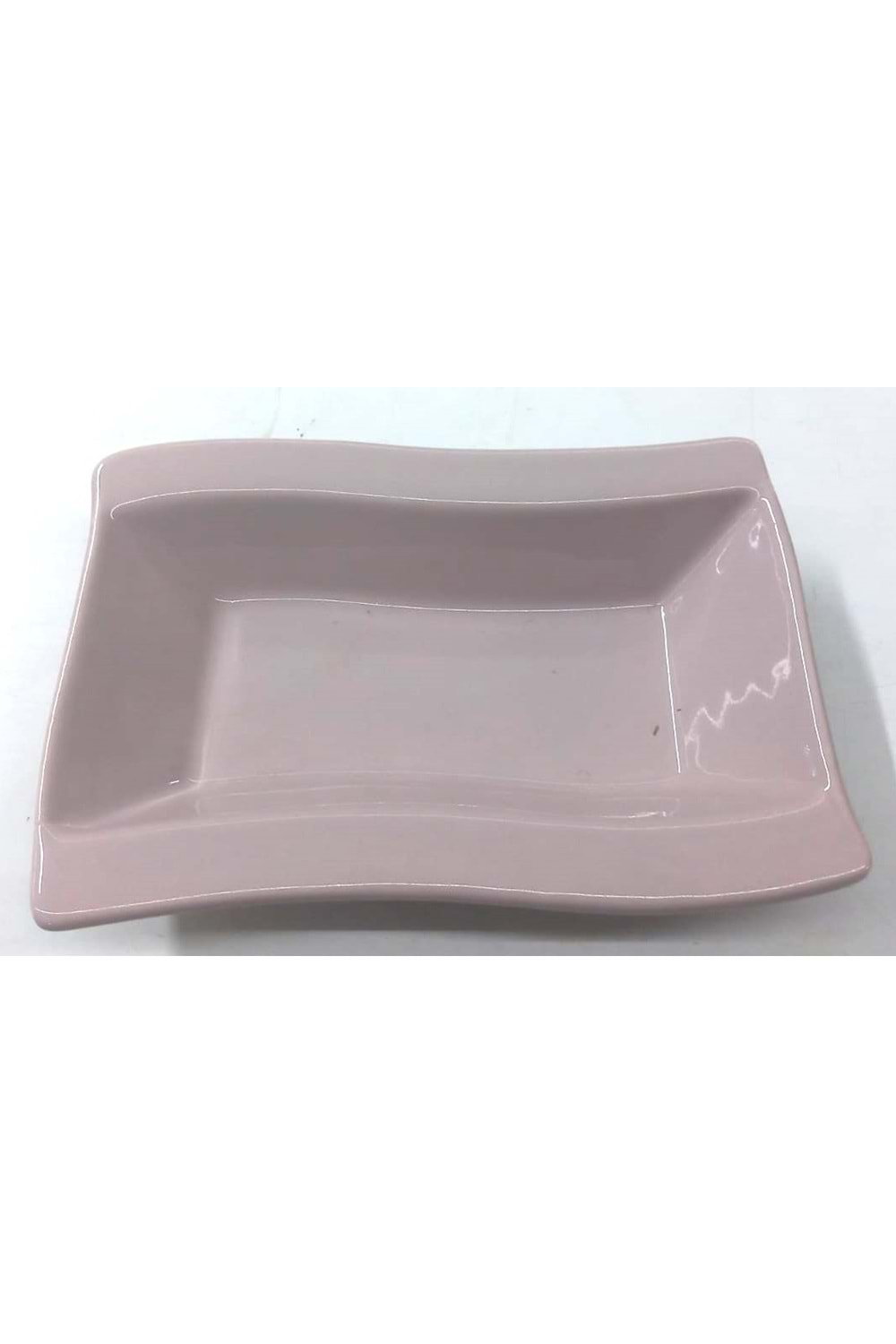 17 CM SERAMİK KARE KENARLI KAYIK (1*24)