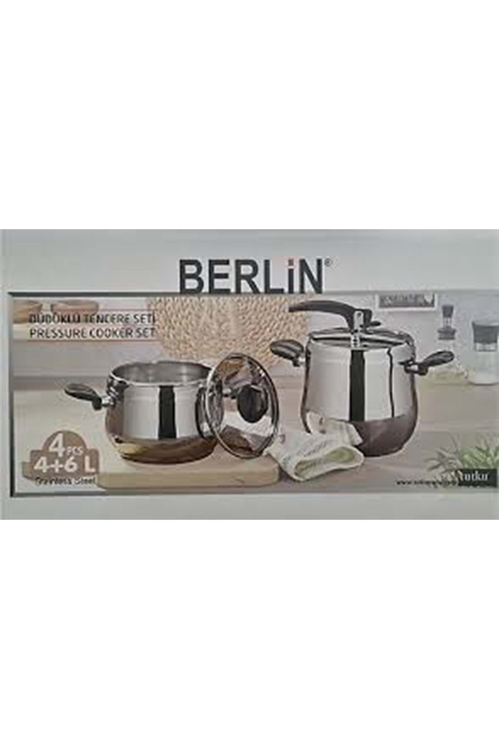 BERLİN 4+6LT İKİLİ DÜDÜKLÜ SET (1*1)