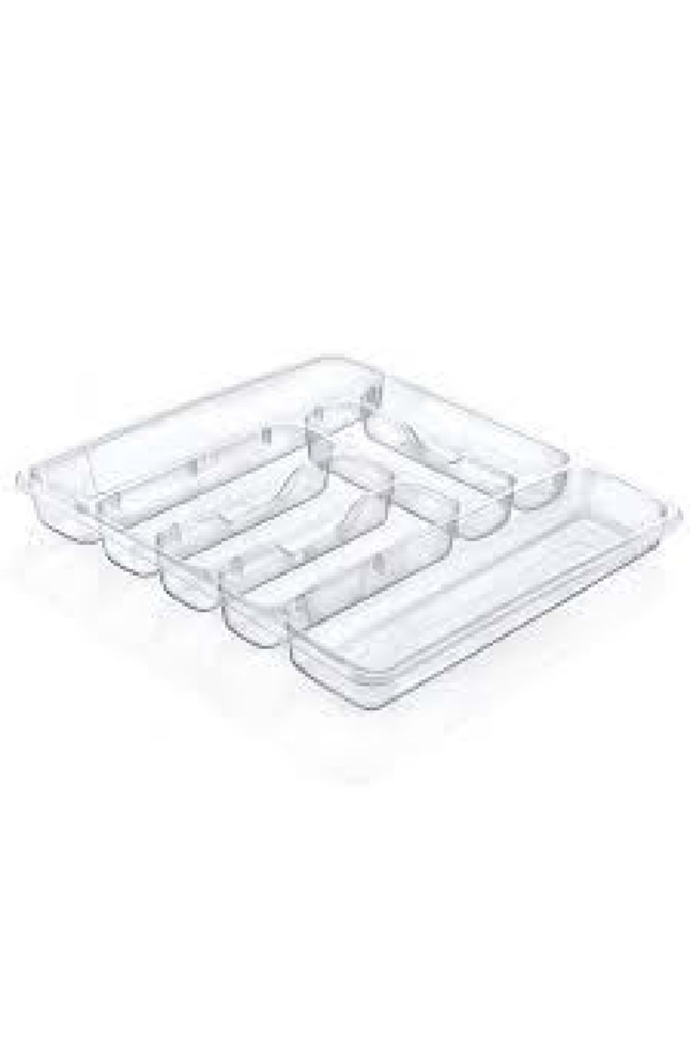 ÇERİ ŞEFFAF JUMBO ÇEKMECE KAŞIKLIK (1*30)
