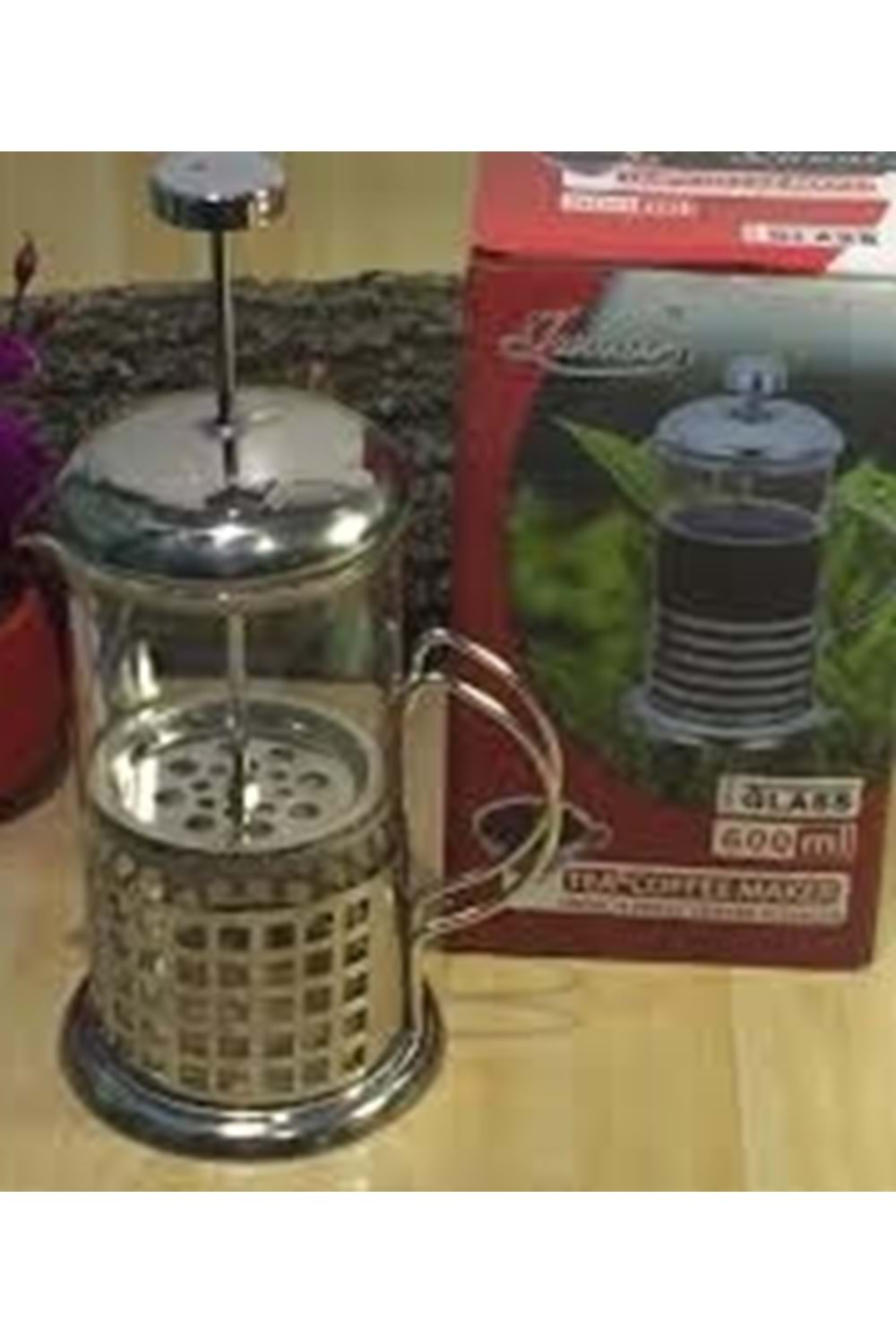 TERCİH 600ML FRENCH PRES BİTKİ ÇAYI DEMLİK (1*40)