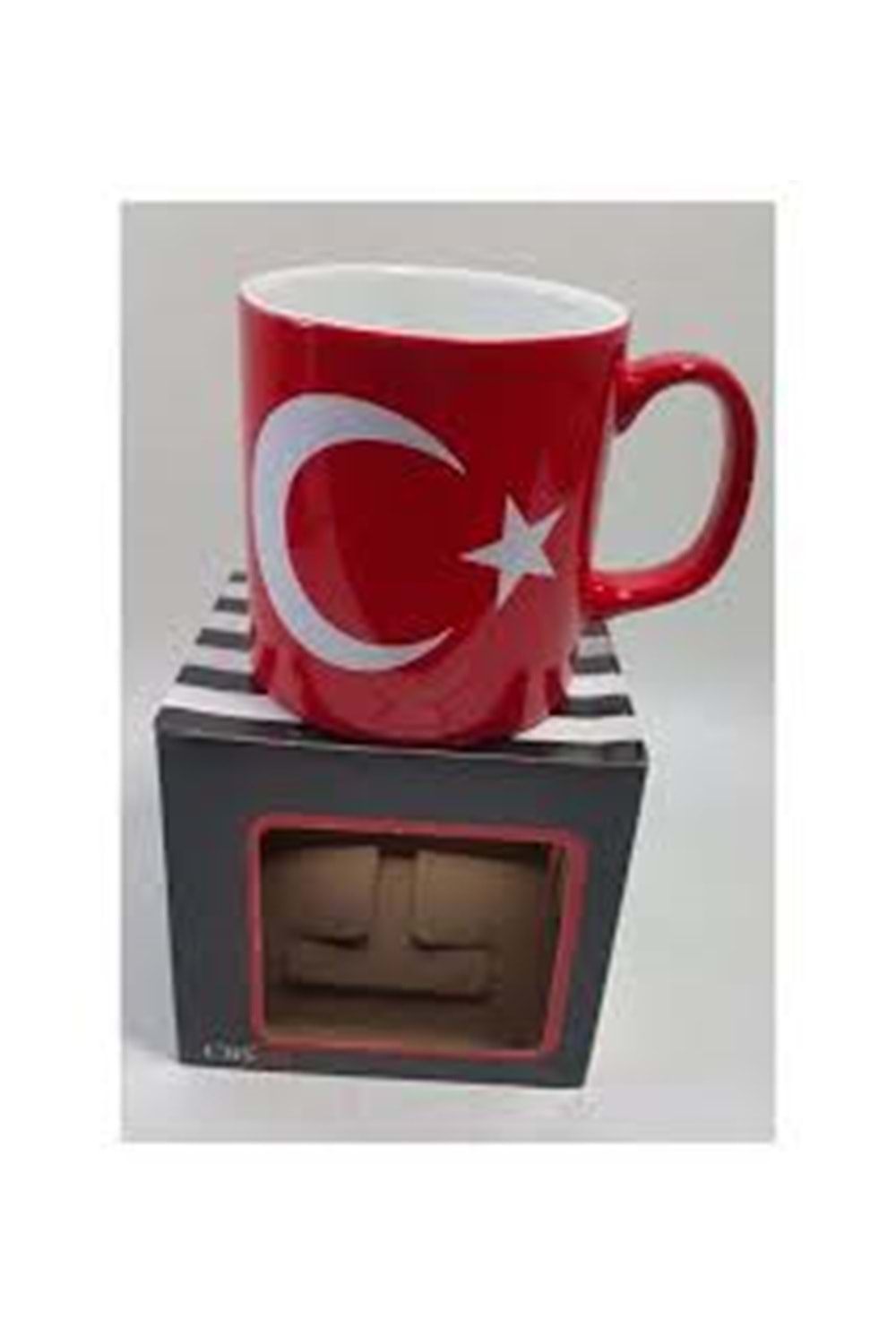 MİCRA TÜRK BAYRAKLI SERAMİK KUPA (1*36)