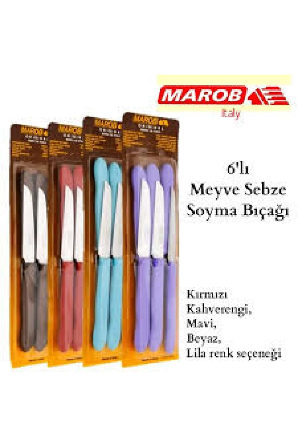 MAROP KLASİK MEYVE BIÇAK 6 LI (1*20*120)