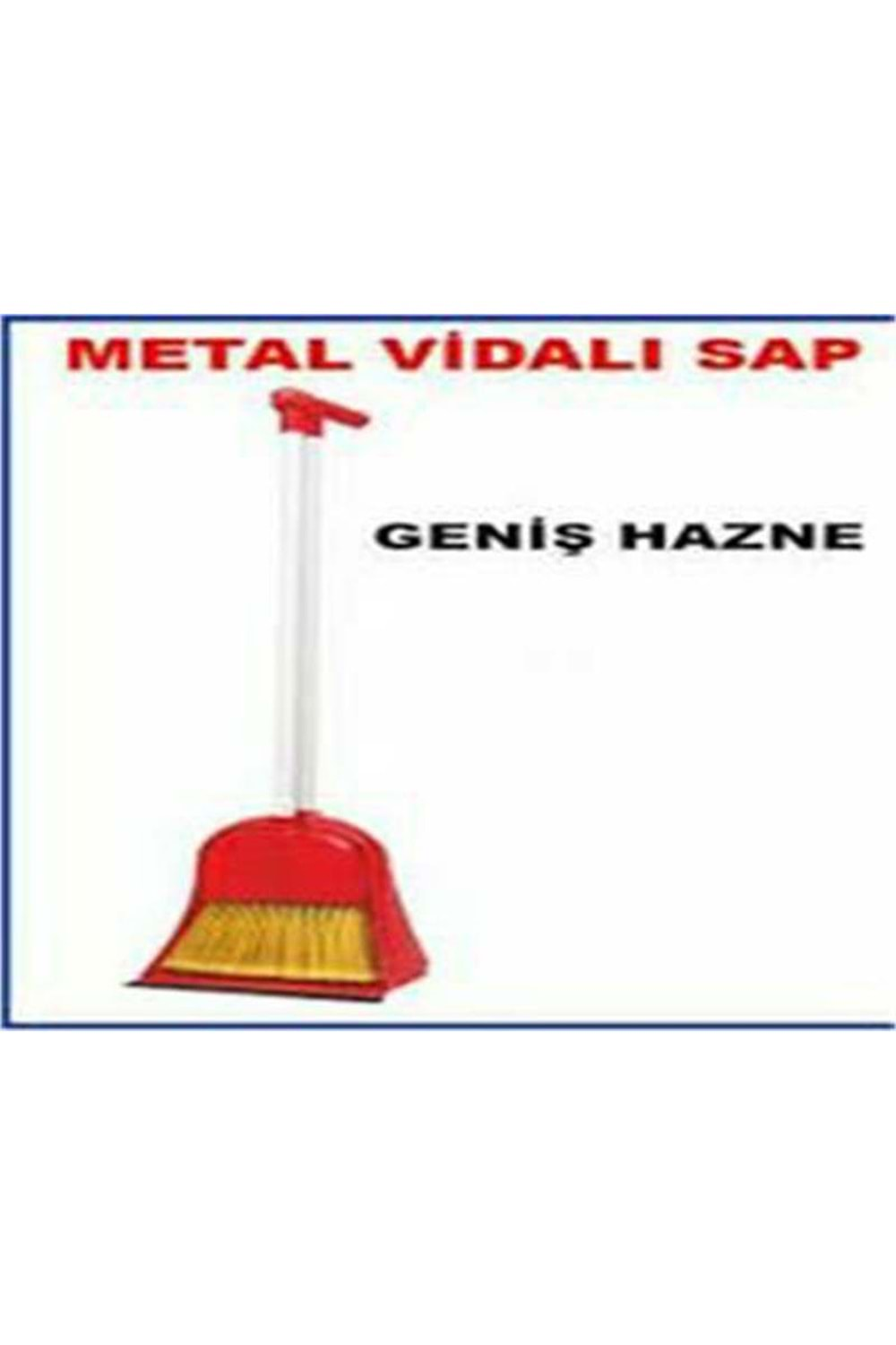 F077 MEGA HAZNELİ SAPLI FARAŞLI SÜPÜRGE (1*12)