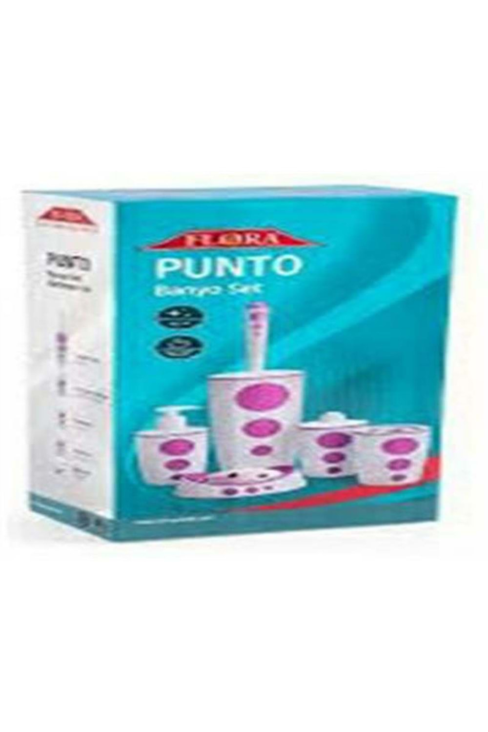 F325 FLORA PUNTO BANYO SETİ (5PRÇ) (1*10)