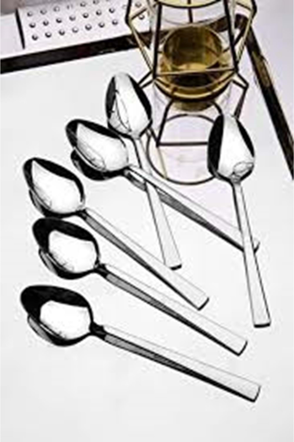 GÜL ÇELİK 6LI ÇUBUK TATLI KAŞIK 430 (1*200)