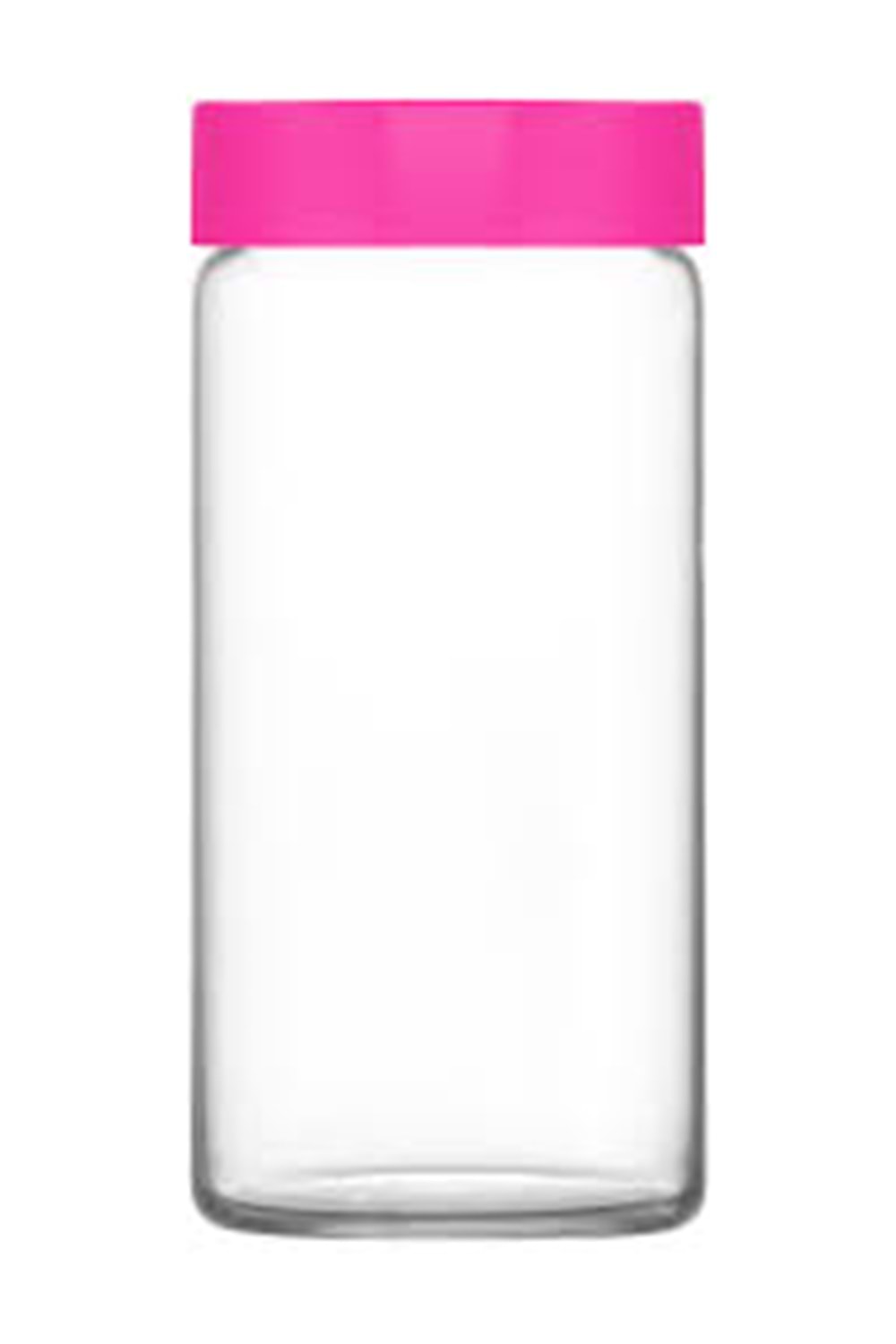 NOV387 LAV BÜYÜK PEMBE KAPAKLI KAVANOZ (1*24)