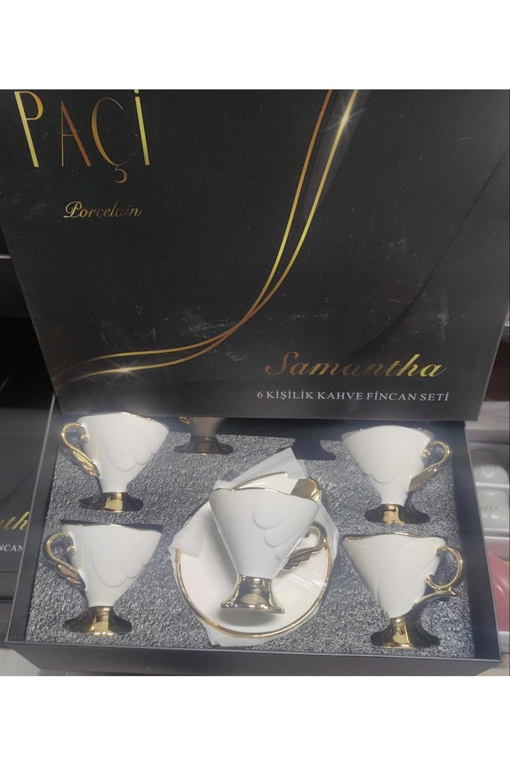 PAÇİ 101977 SAMANTHA 6LI KAHVE FİNCANI (1*12)