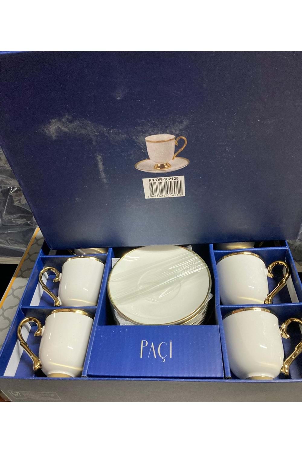 PAÇİ 102125 AİSA 6LI KAHVE FİNCANI (1*12)
