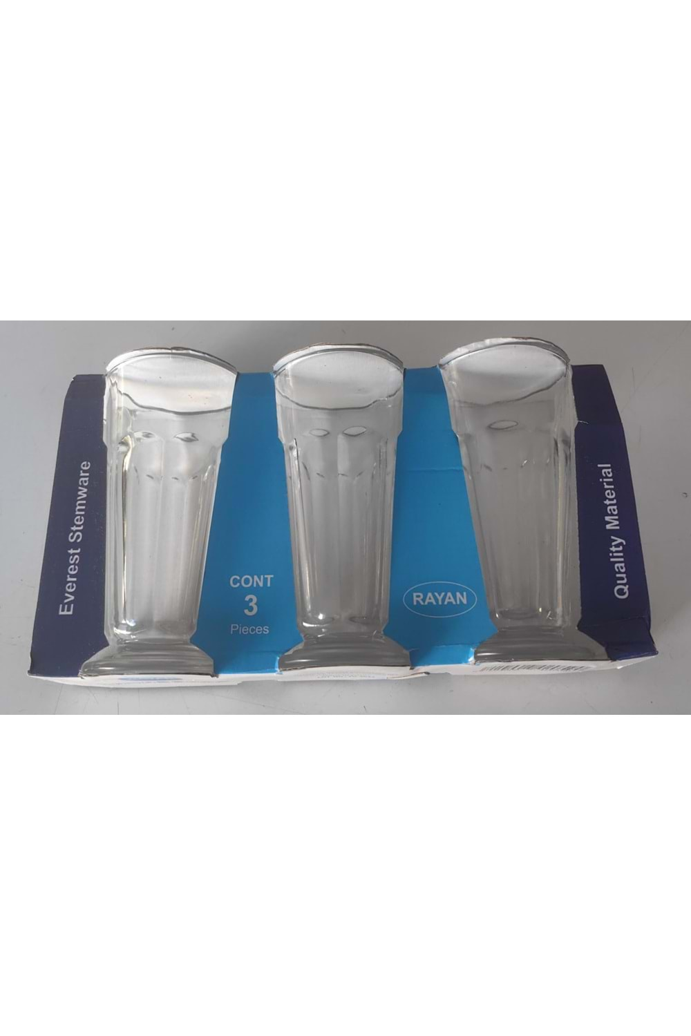 RAYAN EVEREST STEAMWARE 3LÜ UZUN BARDAK (1*16)