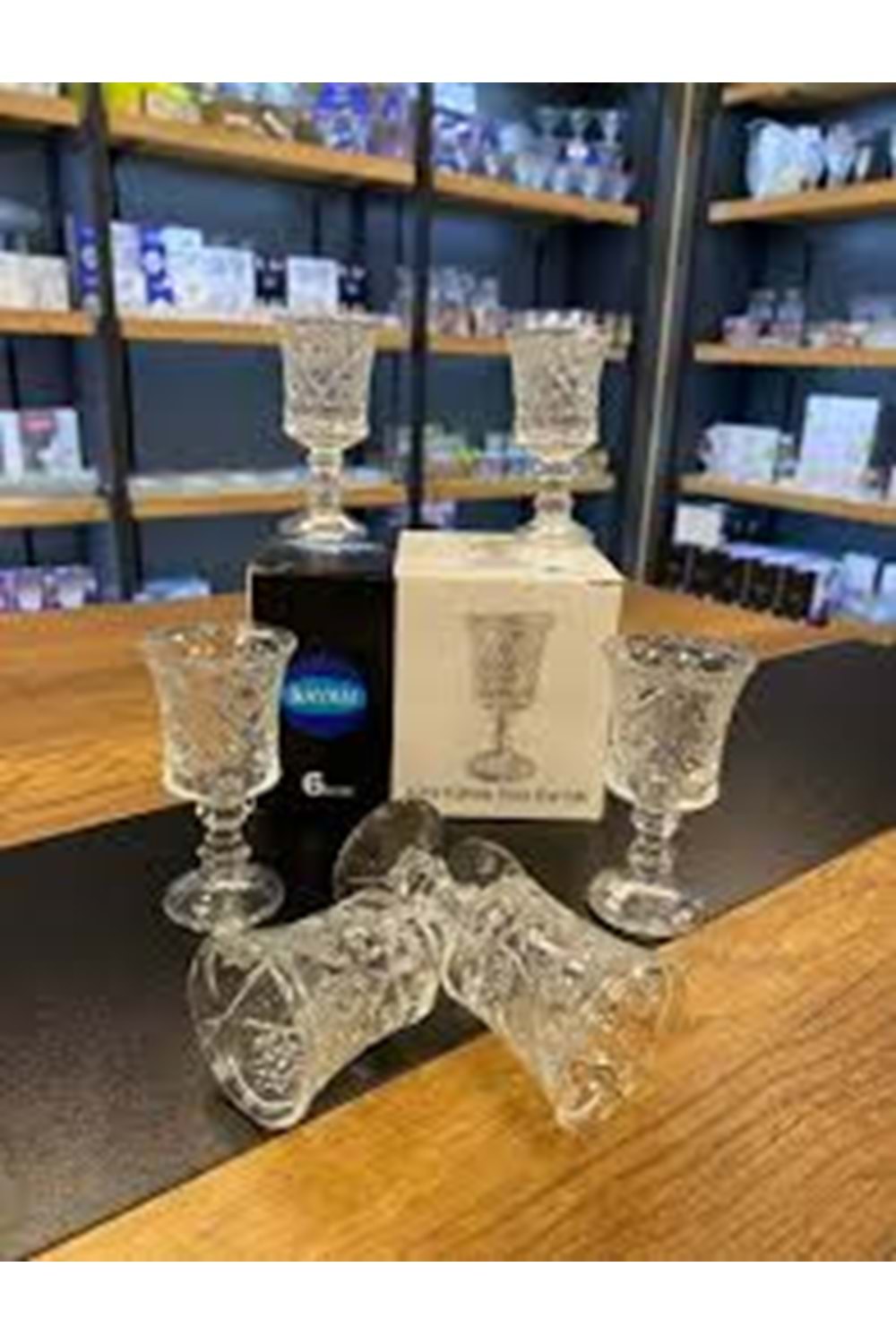 RAYAN JULİA 6LI AYAKLI KAHVE YANI BARDAK (1*12)