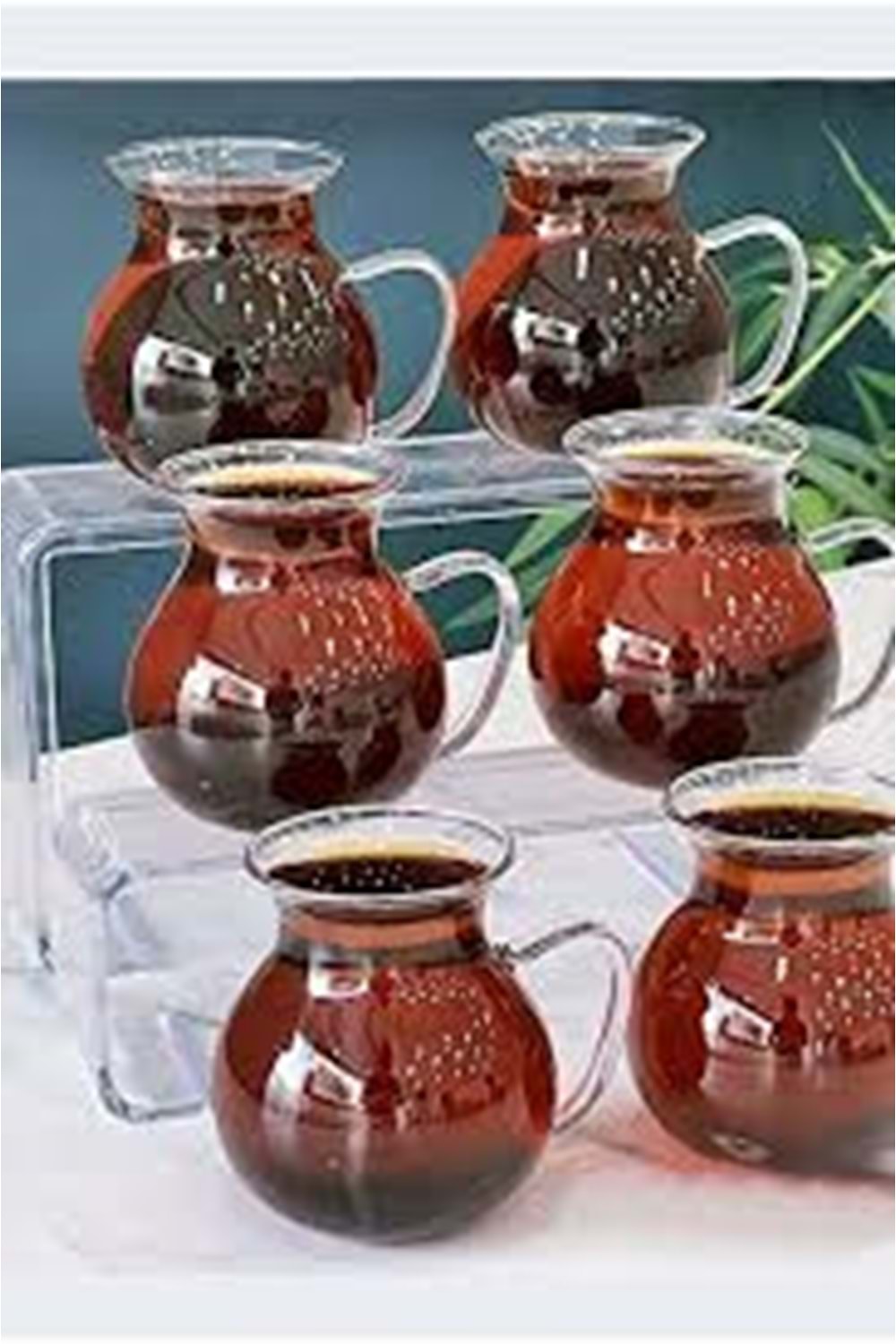 RAYAN KEYFİALA KULPLU ÇAY BARDAK 6LI (1*12)