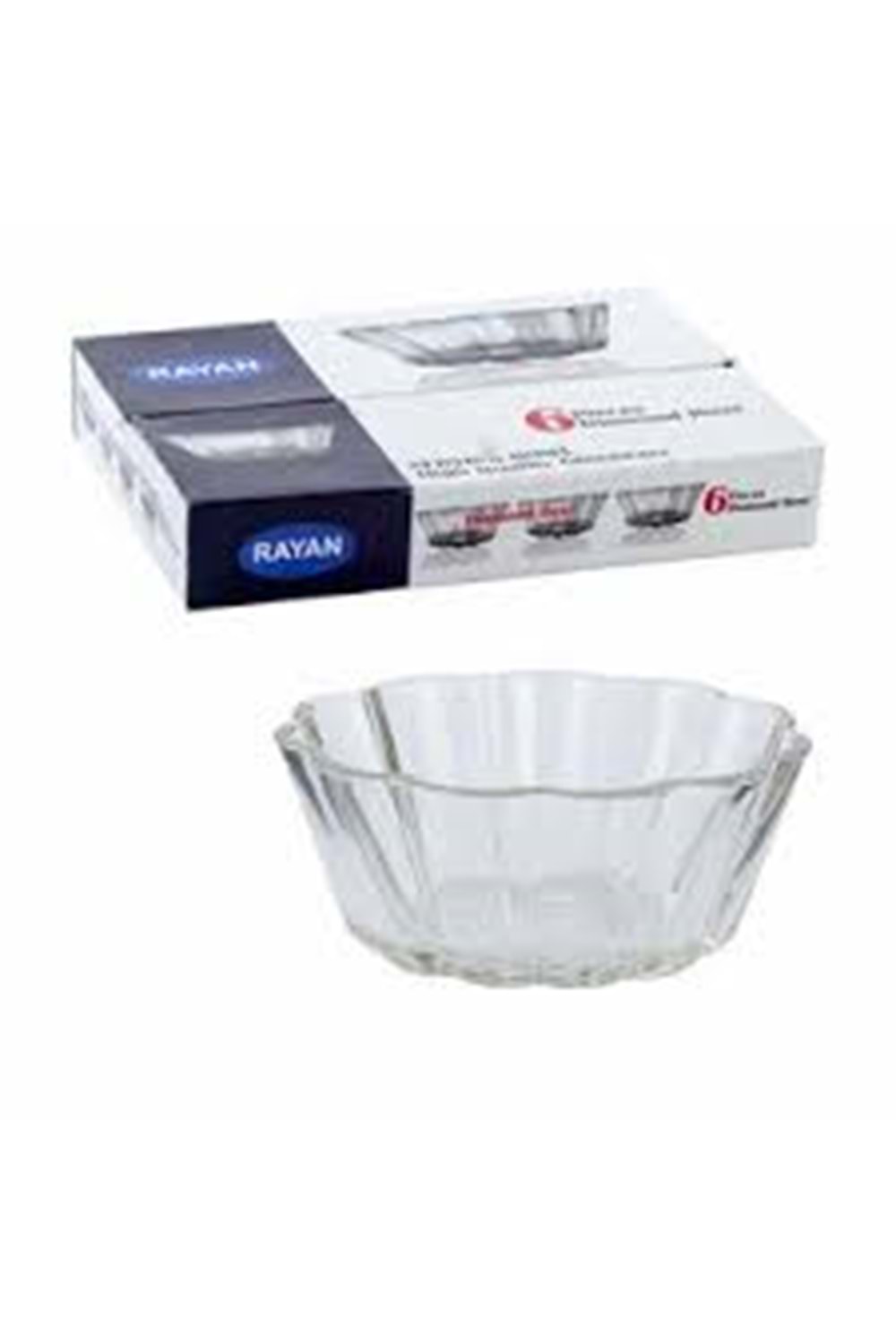 RAYAN DİAMOND KASE 6LI 12CM (1*8)