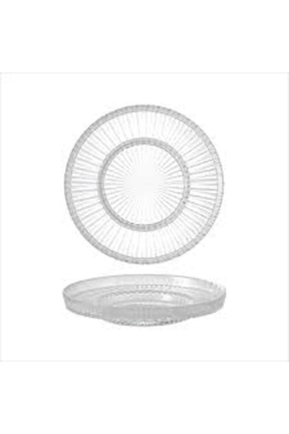 SİGMA RİVA 6LI CAM ÇAY TABAK (1*10)