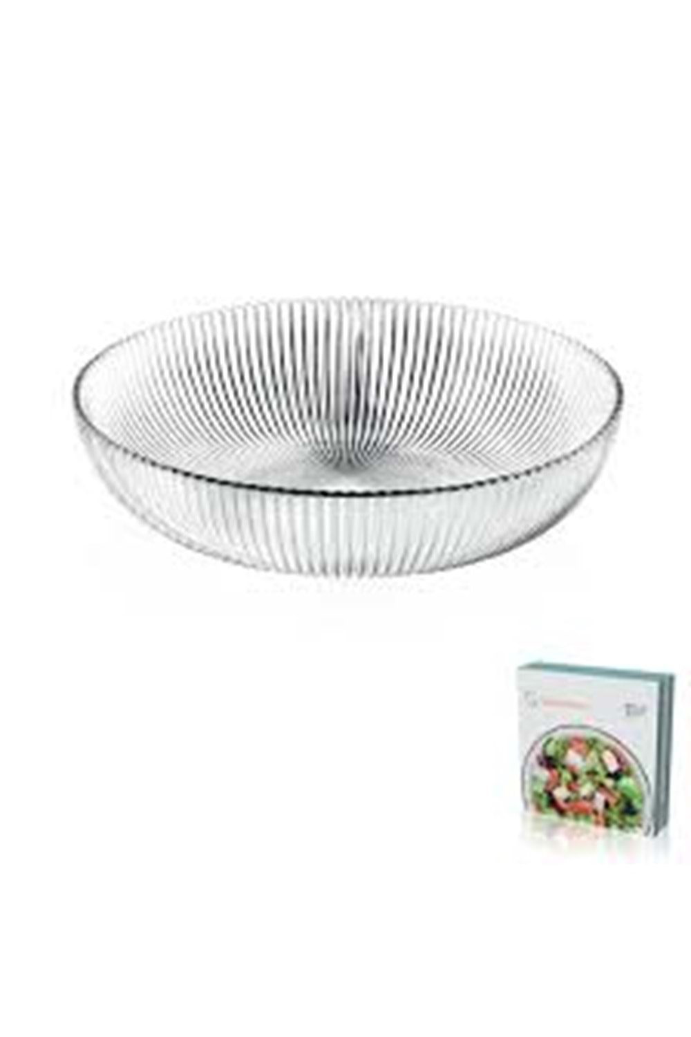 SİGMA PARİS SALATA KASESİ 25CM KAŞIKLI (1*8)