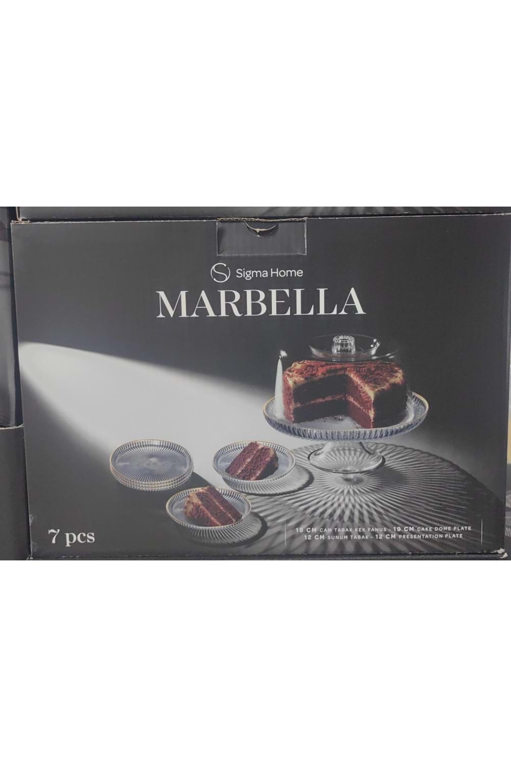 MARBELLA YALDIZLI 7PRÇ PASTA SETİ (1*6) 13873 SİGMA