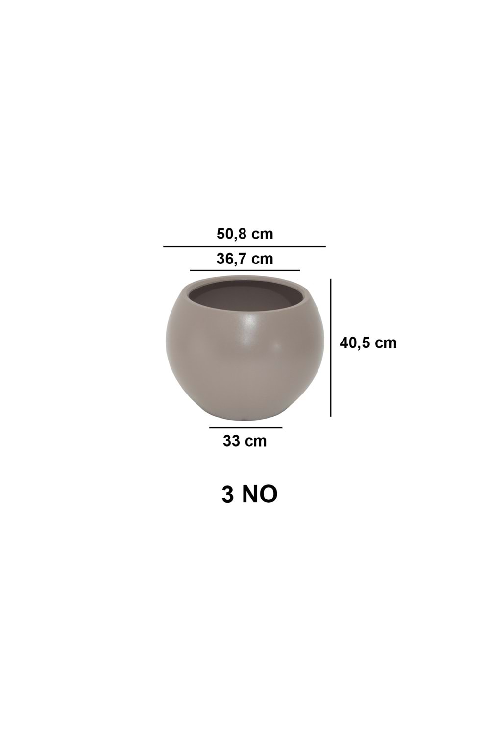 SERİNOVA KÜRE SAKSI 3 NO (1*4)