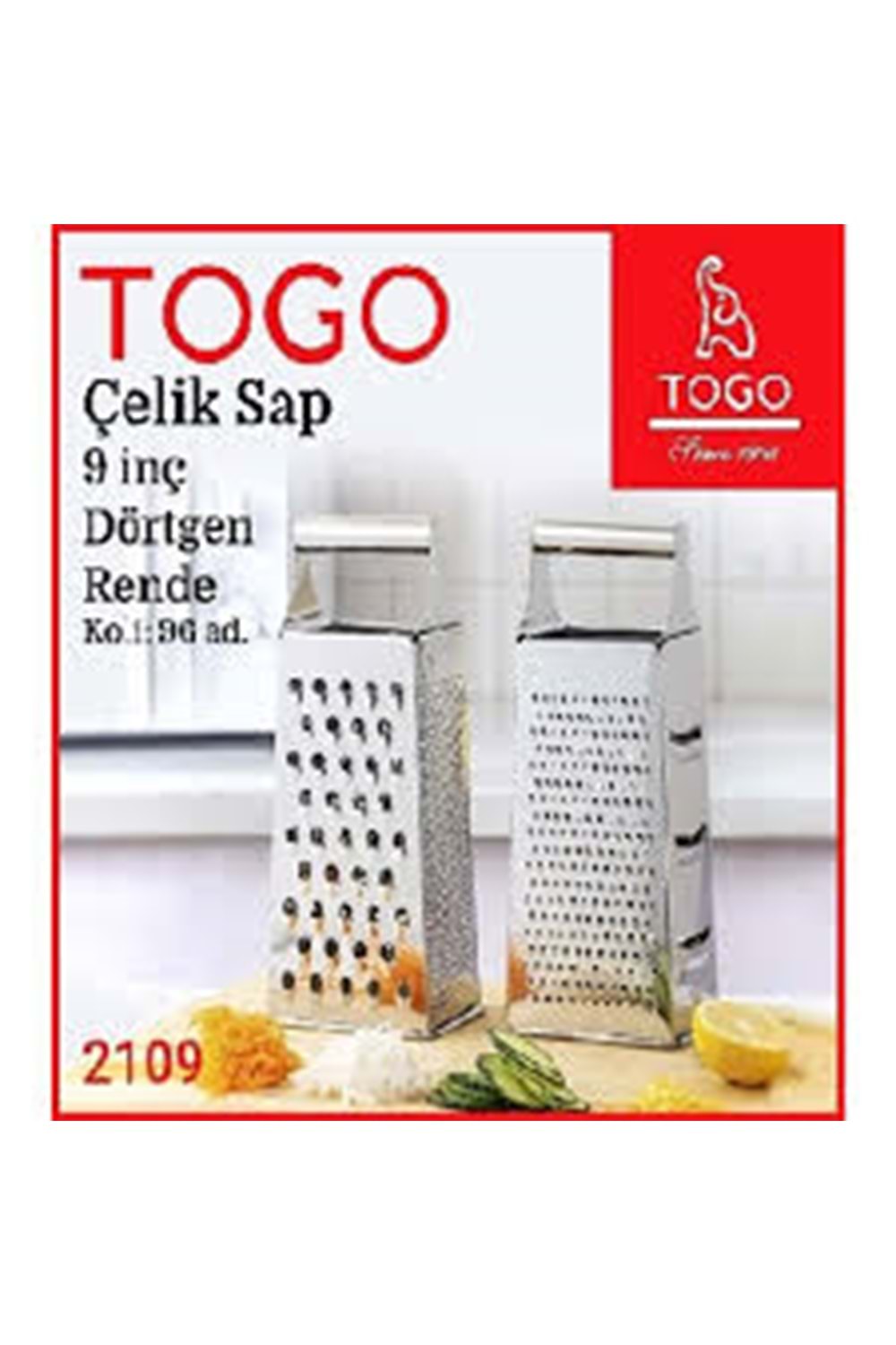 TOGO5759 ÇELİKSAP DÖRTGEN RENDE 9 NO (1*144)
