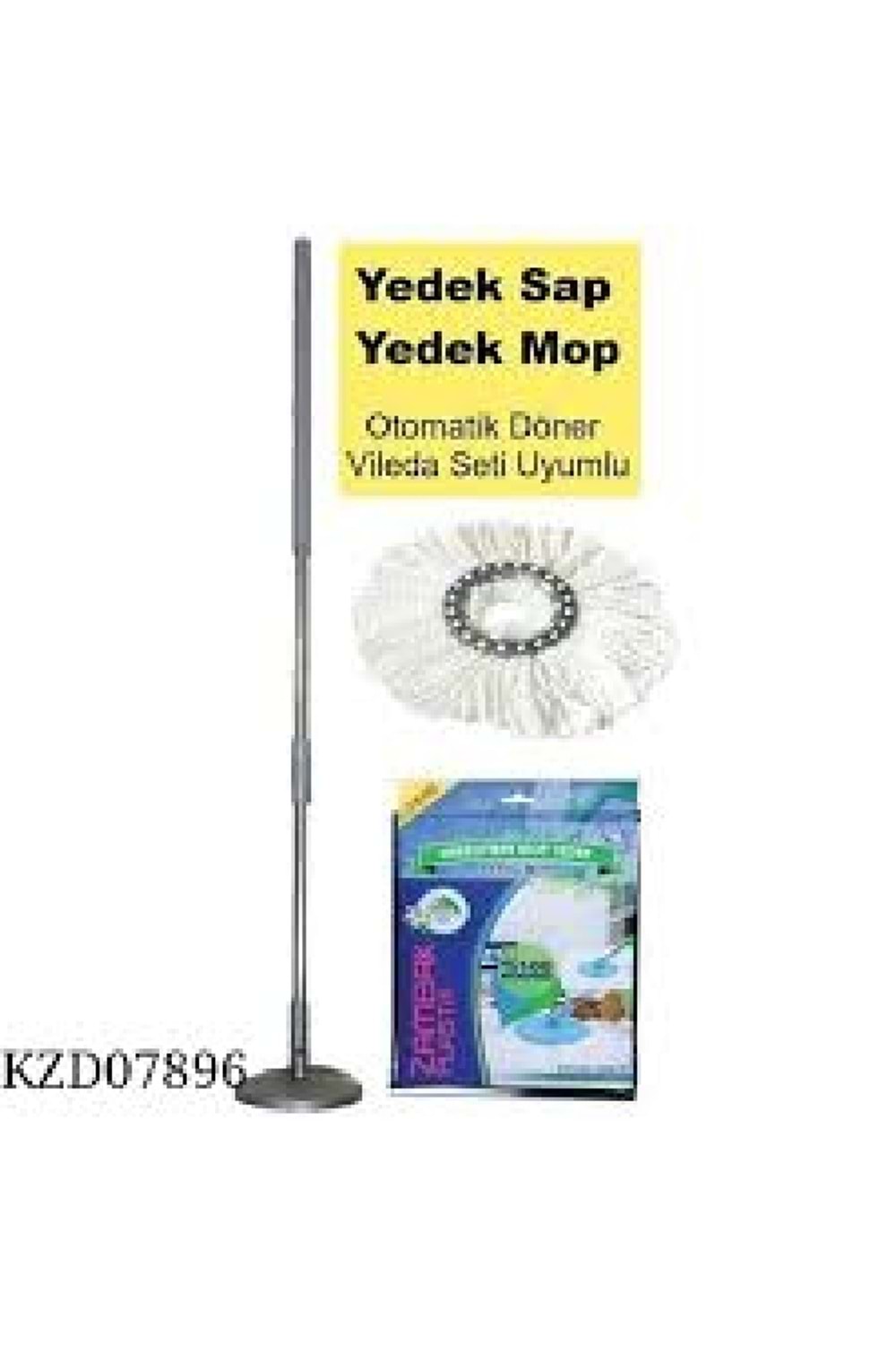 ZP279 DÖNER MİKROFİBER MOP-SOPA SET (1*12)