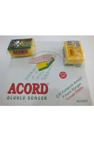 ACORD KOD501 TEKLİ KÜÇÜK OLUKLU SÜNGER (1*35) (1*36)