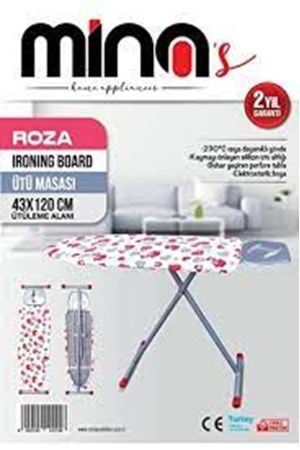 MİNA ROZA ÜTÜ MASASI (1*3)