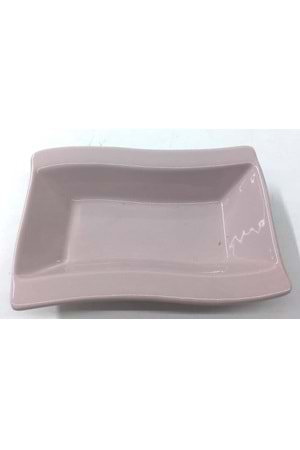 17 CM SERAMİK KARE KENARLI KAYIK (1*24)