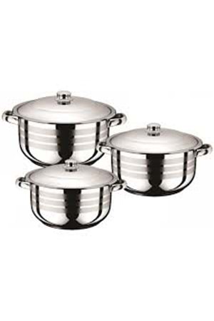 ARİAN 18-20-22 KARİZMA 3LÜ TENCERE SET (1*2)