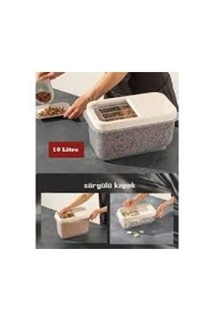 D535 CLASSY SÜRGÜLÜ ERZAK SAKLAMA 10LT (1*12)