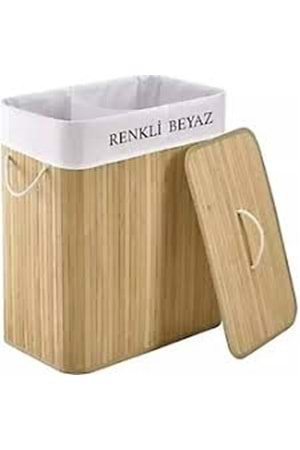 HASIR KÖŞELİ 2Lİ KİRLİ ÇAMAŞIR SEPETİ MTR2412743 (1*12)