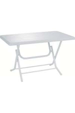FLORYA 70X120 EKO BEYAZ MASA METAL AYAKLI (1*4)