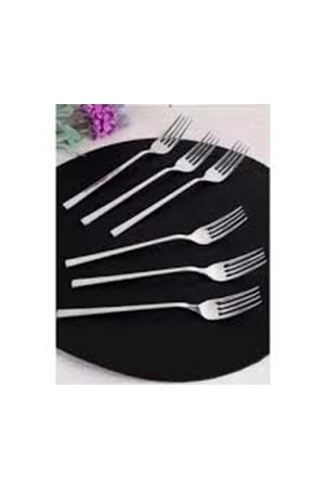 GÜL ÇELİK 6LI ÇUBUK YEMEK ÇATAL 430 (1*150)