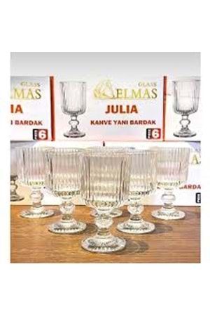 ELMAS JULİA 6LI AYAKLI KAHVE YANI BARDAK (1*12)