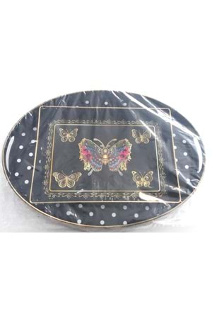 İSRA 5774 ADA OVAL 2Lİ PLS TEPSİ (1*18)