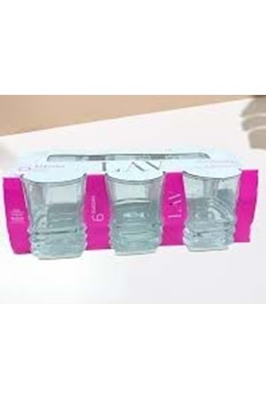 LAV ELEGAN305 KAHVE YANI BARDAĞI 6LI (1*8)