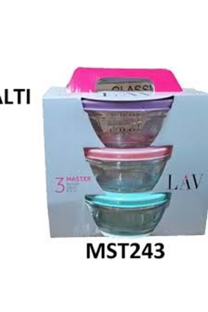 LAV MST243 MASTER 3LÜ SAKLAMA SET PK0051 (1*16)
