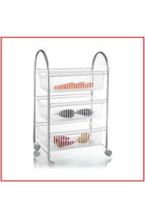 KİVA 3 LÜ METAL SEBZELİK (1*4)