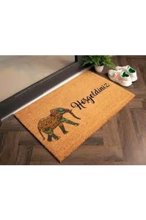 45*70 BASKILI KOKO KIL KAPI ÖNÜ PASPASI (1*10)