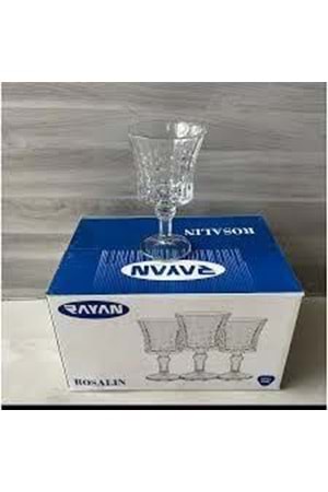 RAYAN ROSALİN 6LI AYAKLI KAHVE YANI BARDAK (1*12)