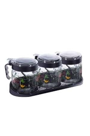 SARİNA 425CC 3LÜ KRİSTAL BAHARATLIK SET (1*6)