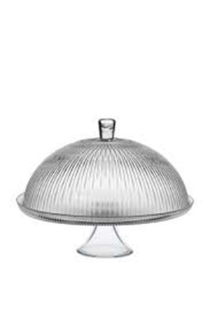 MAJESTİC CAM AYAKLI KEK FANUS (1*4) SİGMA CAM