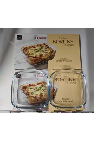 BİLBAO 2Lİ BORCAM 14X12 FIRIN KABI 300CC (1*12)13710