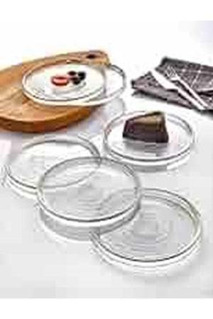 LİNEA 16CM 6LI YALDIZLI PASTA TABAK (1*8)