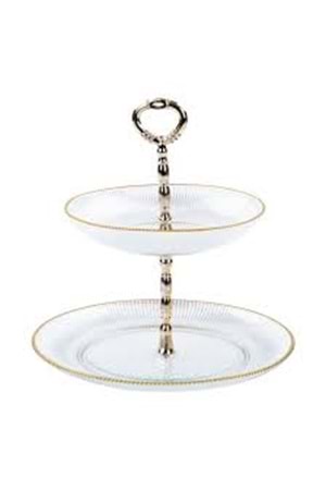 TOLEDO LİNEA KATLI KURABİYELİK ALTIN YALDIZLI (1*8)