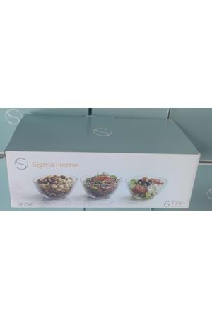 SİGMA TİRAN 6LI KASE 12CM (1*12) 13736