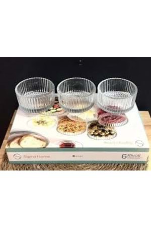 SİGMA RİVOLİ 6LI KASE 10CM (1*8)13747