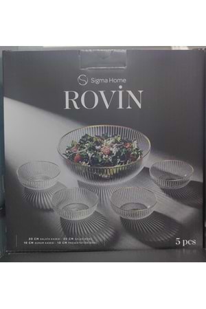 ROVİN YALDIZLI KASE SETİ (1*6) (20CM BOL KASE+10CM KASE)