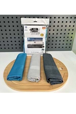 SOLİNGEN 3LÜ TEMİZLİK BEZİ 40X60 MİKROFİBER (1*100)