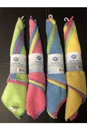 TM468 MİKROFİBER TEMİZLİK BEZİ 4LÜ TESA LAZER KESİM (1*12*240) TEMSAN