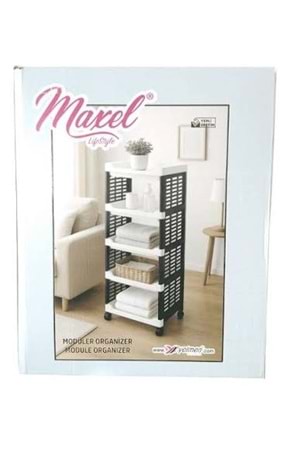 Y155 MAXEL 5Lİ TEKERLİ ORGANİZER SEBZELİK PLASTİK
