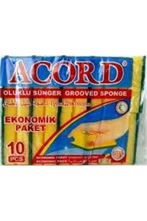 ACORD 10LU OLUKLU SÜNGER (1*12) (12x16PK=192)