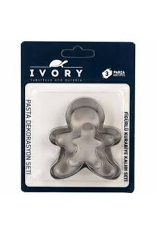 IVORY PST150 FİGÜRLÜ KURABİYE KALIBI SETİ (1*160*320)